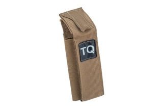 Blue Force Gear Tourniquet NOW! Pouch with MOLLE Mounted Helium Whisper in Coyote Brown